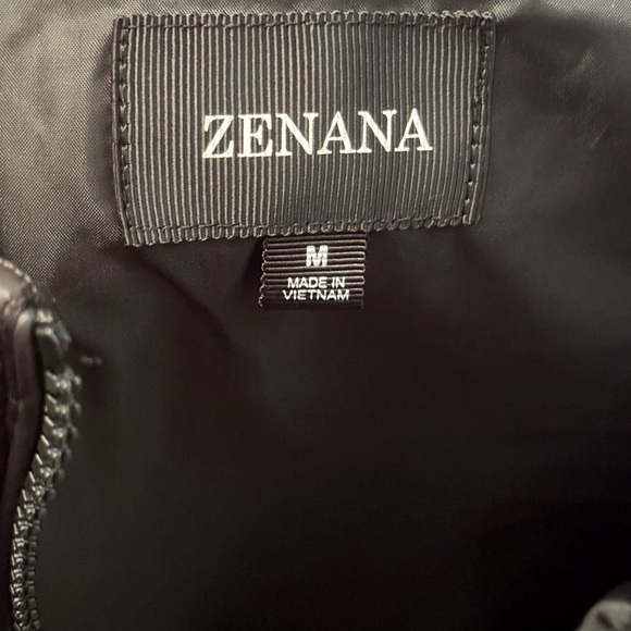 Zenana black vest, zip up, size medium - Picture 3 of 7